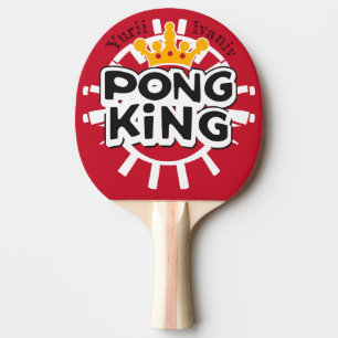 Raquete De Ping Pong Pong King Red