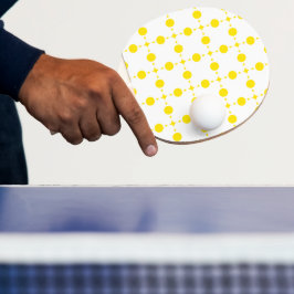 Raquete De Ping Pong Pontos Amarelos, Padrão de Pontos, Pontos, Pontilh