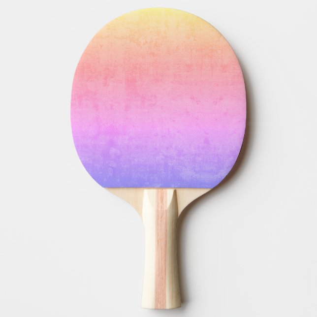 Raquete De Ping Pong pôr do sol suave (Frente)