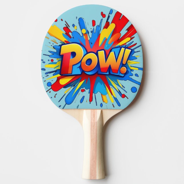 RAQUETE DE PING PONG POW! (Frente)