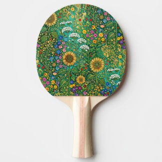 Raquete De Ping Pong Prado de Girassóis de Klimt