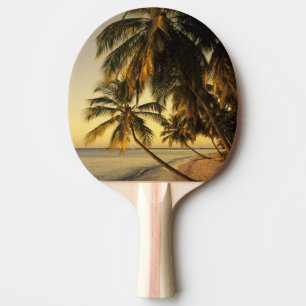Raquete De Ping Pong Praia ao pôr do sol, Trinidad