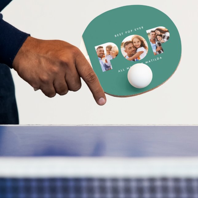 Raquete De Ping Pong presente infantil pop multifotografia moderna de t (Insitu)