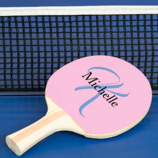 Raquete De Ping Pong Presentes Personalizados Para Mulheres - Monograma