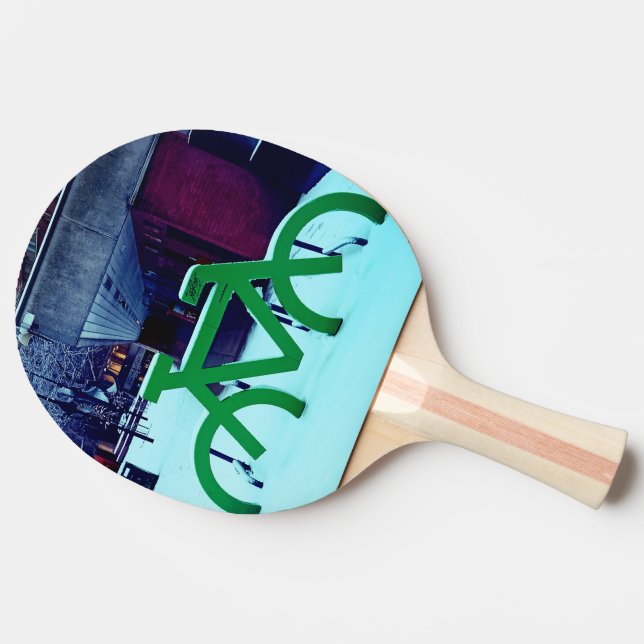 Raquete De Ping Pong Preso na neve (Lateral)