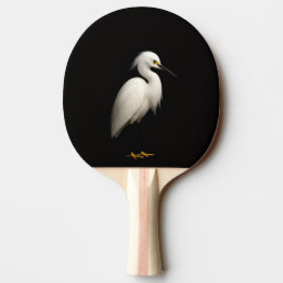Raquete de ping pong preta 4 Luxe, Garça Branca
