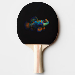 Raquete De Ping Pong Preto 4, pá-pingue-pongue, Dragonet de mandarim