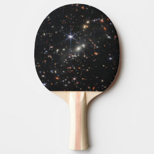 Raquete De Ping Pong Primeira Vista de Campo Profundo do Universo do We