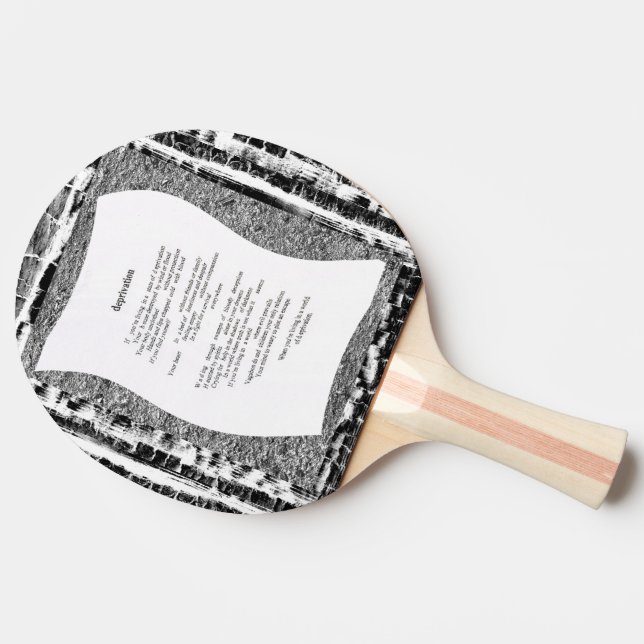 Raquete De Ping Pong Privação (Lateral)