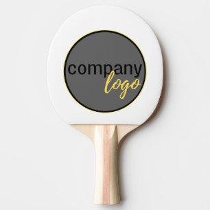 RAQUETE DE PING PONG PROMOCIONAL BRANCO DO LOGOTIPO DA PRÓPRIA EMPRESA