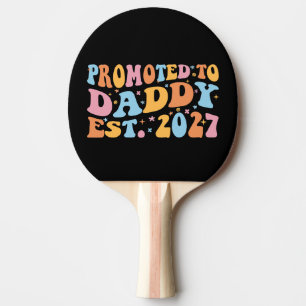 Raquete De Ping Pong Promovido a Papai Est 2027 Anúncio de Novo Papai