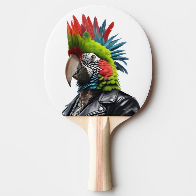 Raquete De Ping Pong Punk Parrot (Frente)