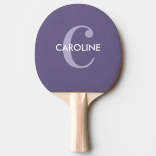 Raquete De Ping Pong Púrpura inicial clássica simples moderna