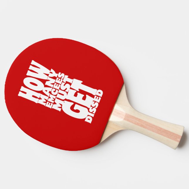 Raquete De Ping Pong Quantos Êxitos Devem Ser Desusados (Lateral)