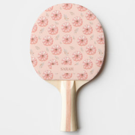 Raquete De Ping Pong Queda de Abóbora de Cor Laranja Cura