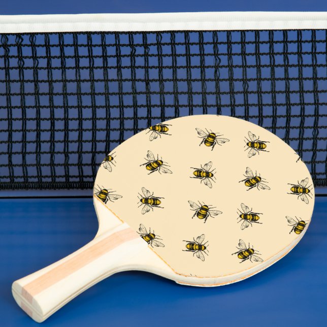 Raquete De Ping Pong Queen Bee Pattern (Insitu)