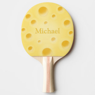 Raquete De Ping Pong Queijo Suíço Bonito Com Furos Personalizados