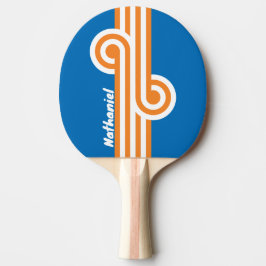 Raquete De Ping Pong Rack de Tênis de Mesa Vintage New Amsterdam com No