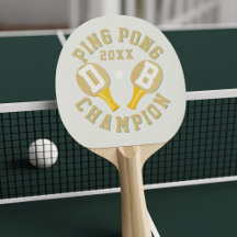Racquete Campeão de Ping Pong Personalizado para C