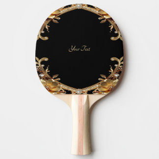 Raquete De Ping Pong Racquete de Ping Pong com Flores Decorativas Doura