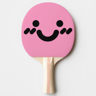 Raquete De Ping Pong Racquete de Ping Pong Rosa Claro com Rosto Envergo