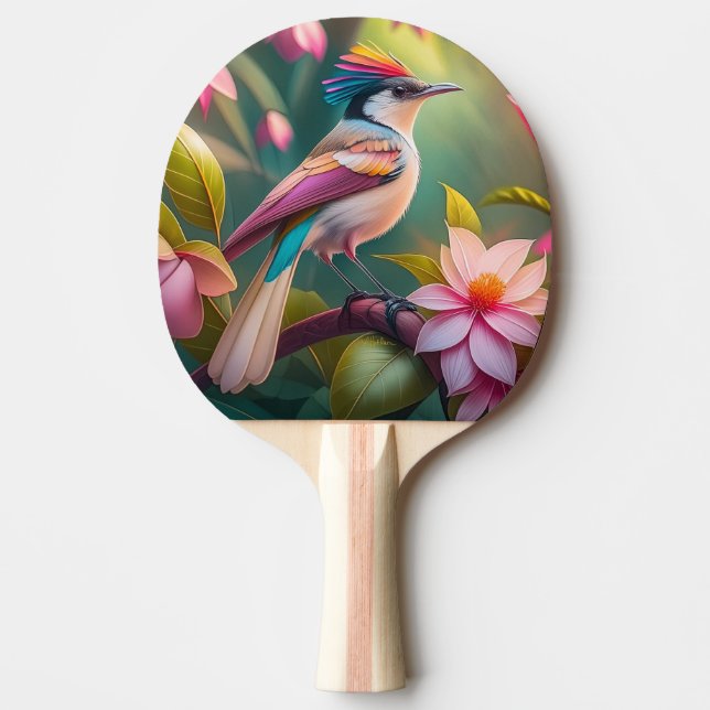 Raquete De Ping Pong Rainbow crested Jay Fantasy Bird (Frente)