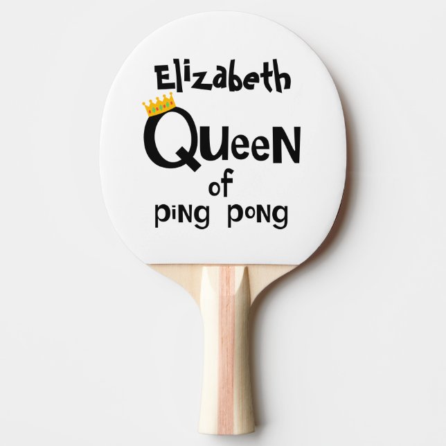 Raquete De Ping Pong Rainha de (Frente)