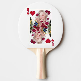 Raquete De Ping Pong Rainha dos Corações Grande Gráfico, Cartões de Bri
