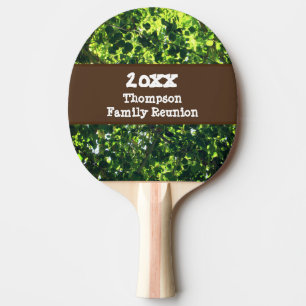 Raquete De Ping Pong Ramificações de Árvore de Reunião Familiar e Event