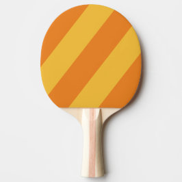 Raquete De Ping Pong Ranhura Laranja Retroativa Três faixas Negrito