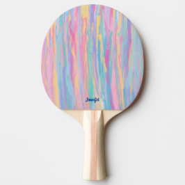 Raquete De Ping Pong Raque de Ping Pong Abstrata Colorida Fofa