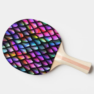 Raquete De Ping Pong Rastreador Arco-Íris Escala Ping Pong Paddle