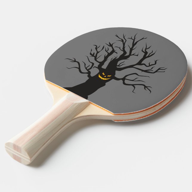 Raquete De Ping Pong Rastreio ou remo: Pino do Pino do Halloween (Frente inclinada)