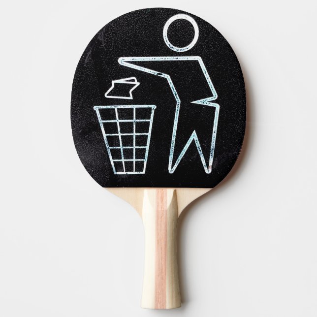 Raquete De Ping Pong Reciclar e não costurar (Frente)