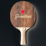 Raquete De Ping Pong Reclaimed Wood Vintage Heart Signature<br><div class="desc">Reclaimed Wood Vintage Heart Signature Ping Pong Paddle carries a gentle sense of romance and nostalgia, where a timeless symbol meets a design that feels both expressive and enduring. Its graceful presence adds warmth and character to any setting, making it a meaningful accent for gatherings, celebrations, or quiet moments of...</div>
