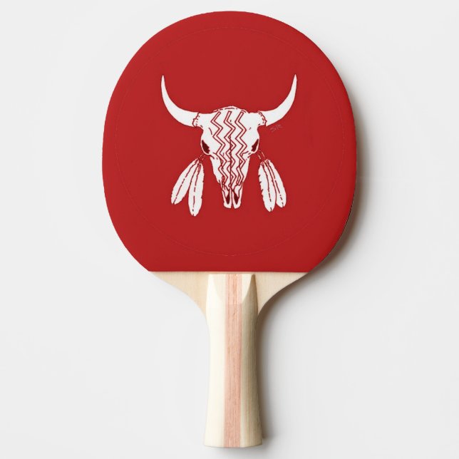 Raquete de ping pong Red Ghost Dance Buffalo (Frente)
