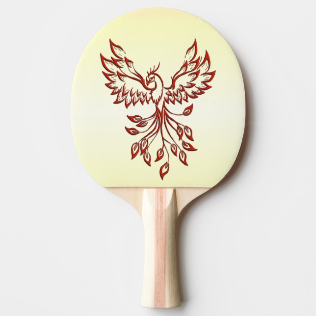 Raquete De Ping Pong Red Phoenix Rises (Frente)