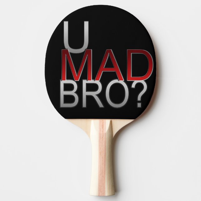 Raquete De Ping Pong Red Rubber Back (Frente)