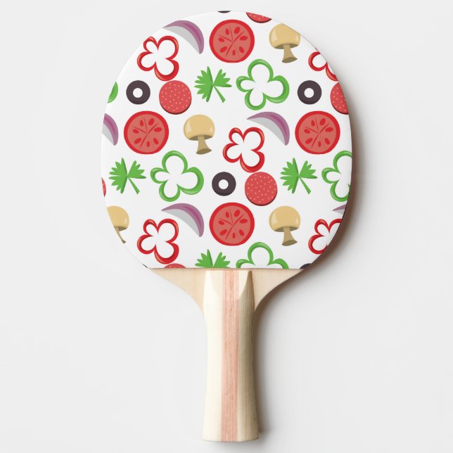 Raquete De Ping Pong Red Rubber Back (Frente)