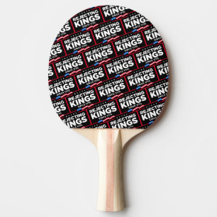 Raquete De Ping Pong Rejeitando Reis desde 1776 Bandeira Patriótica dos