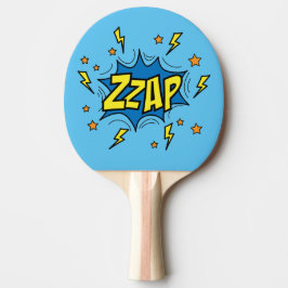 Raquete De Ping Pong Remo de Ping Pong Bolha de Quadrinho Zzap