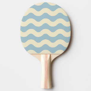 Raquete De Ping Pong Remo de Ping Pong Cor do Céu com Listra Ondulada