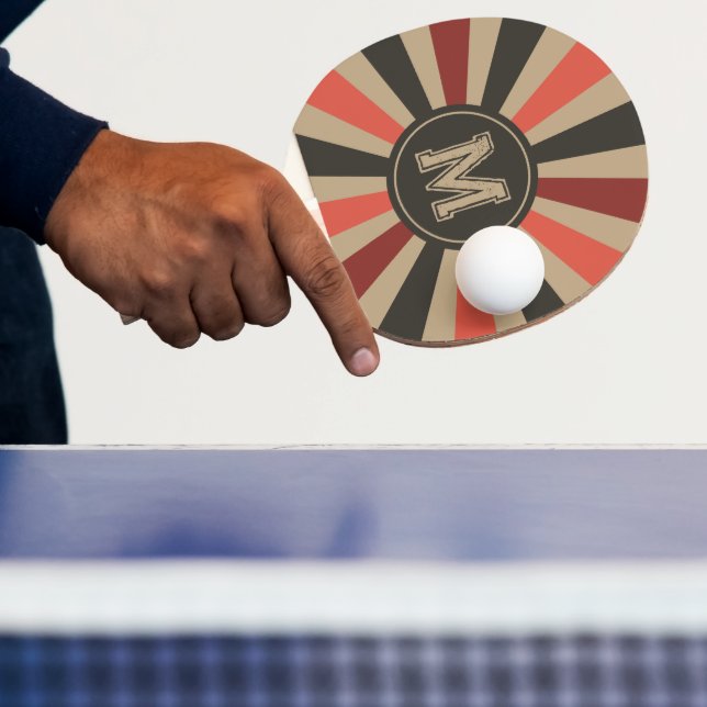 Raquete De Ping Pong Remo Retro Route 66 Explosão Solar (Insitu)