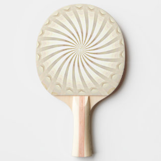 Raquete de Ping Pong Remoinho Bege Creme