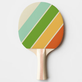 Raquete De Ping Pong Retro ABC Rua Negrito Listrado