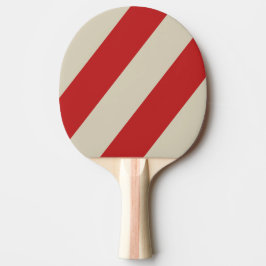 Raquete De Ping Pong Retro Crimson Três faixas Negrito