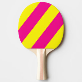 Raquete De Ping Pong Retro Ensolarado Três Listras Negritas