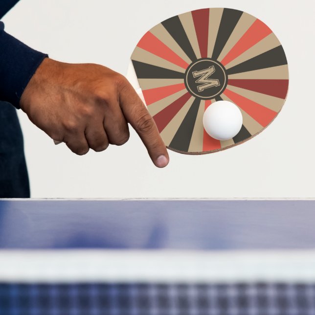 Raquete De Ping Pong Retro Explosão Solar  (Insitu)
