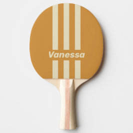 Raquete De Ping Pong Retro Golden Horizon Três Listras com Nome