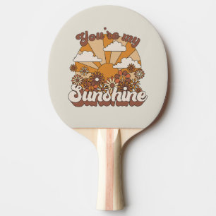 Raquete De Ping Pong Retro Groovy   Você é meu Sol